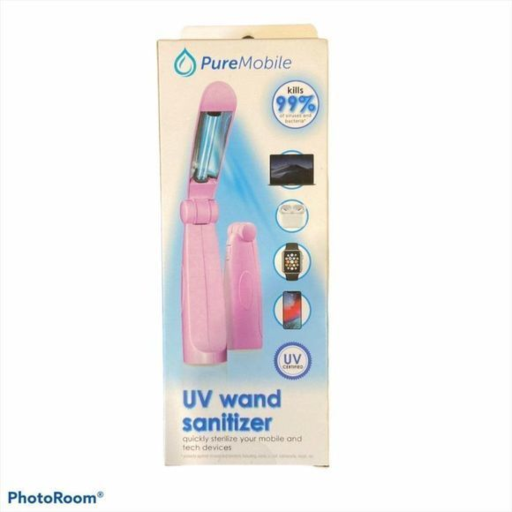NWT PURE MOBILE Pink UV‎ Wand Sanitizer